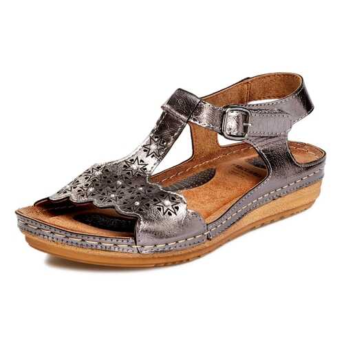 Босоножки женские T.Taccardi 019061G0 серебристые 37 RU в Wildberries