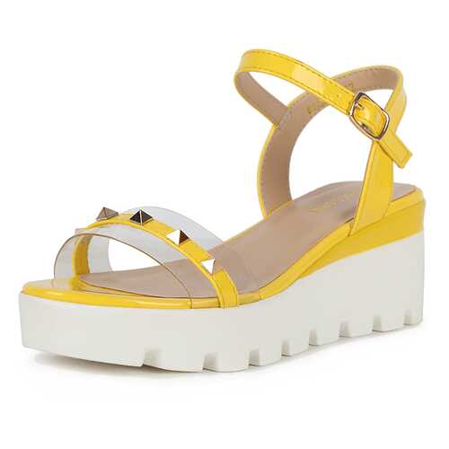 Босоножки женские T.Taccardi WHT20S-2 желтые 37 RU в Wildberries