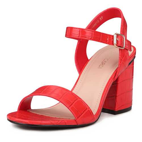 Босоножки женские T.Taccardi ZD20S-3A красные 35 RU в Wildberries