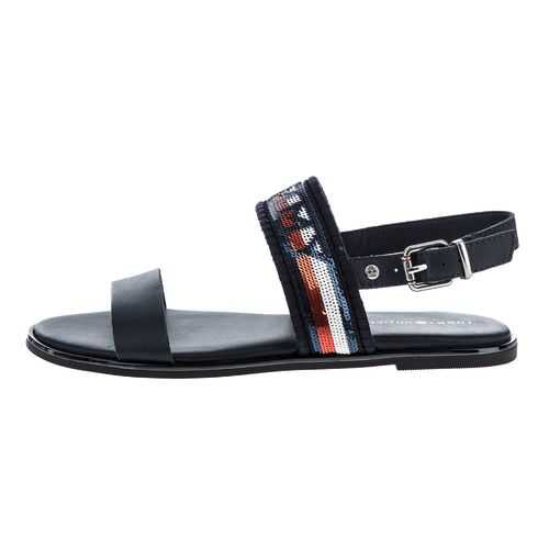 Сандалии женские Tommy Hilfiger FW0FW04714 синие 37 US в Wildberries
