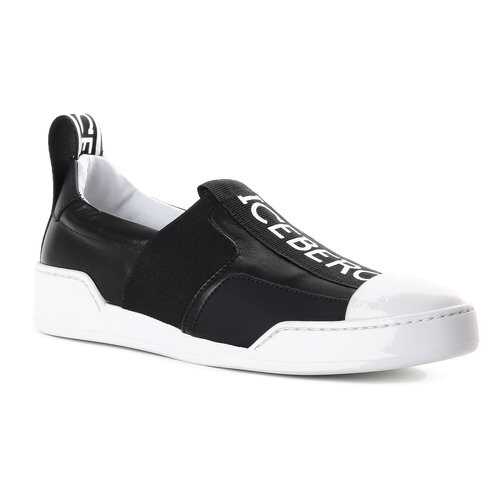 Слипоны женские Iceberg HID1556A черные 38 RU в Wildberries