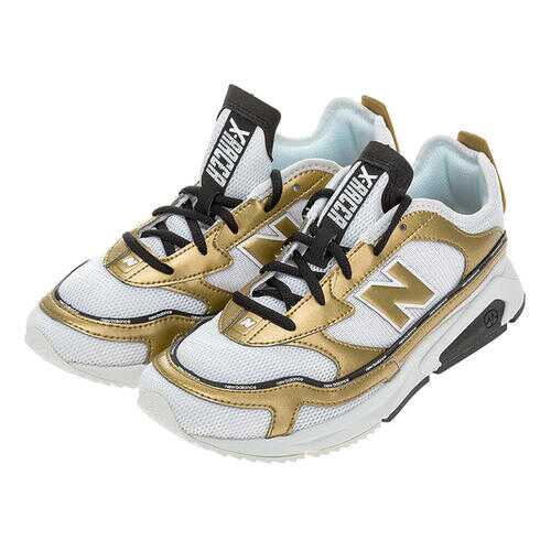 Кроссовки женские New Balance WSXRCHLD/B белые/золотистые/черные 8 US в Wildberries