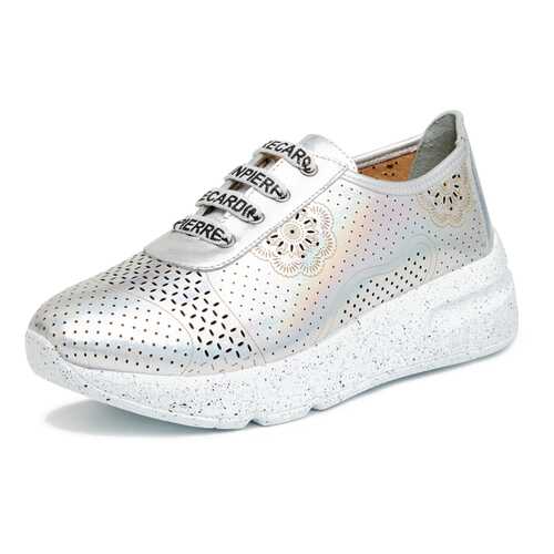 Кроссовки женские Pierre Cardin 710018215 серебристые 37 RU в Wildberries
