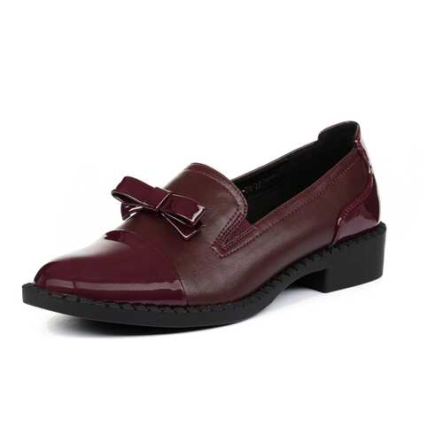 Лоферы женские T.Taccardi K0490LC-7A бордовые 39 RU в Wildberries