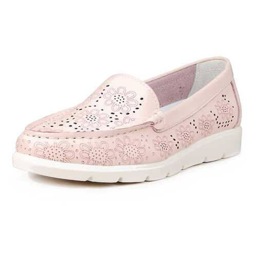 Мокасины женские Alessio Nesca K0321-9B розовые 39 RU в Wildberries