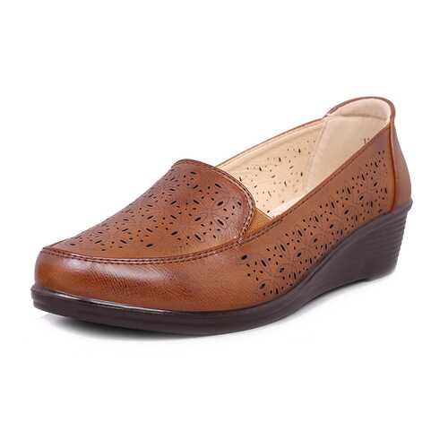 Мокасины женские T.Taccardi 273060A0 коричневые 36 RU в Wildberries