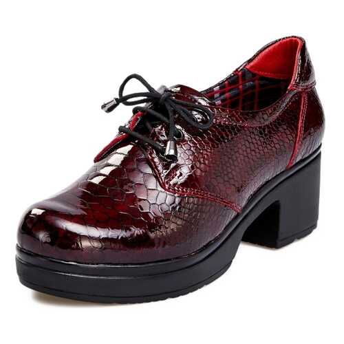 Полуботинки женские Pierre Cardin 710018187 красные 36 RU в Wildberries