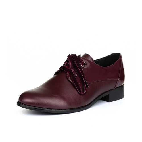 Полуботинки женские T.Taccardi K0381LC-6B бордовые 39 RU в Wildberries