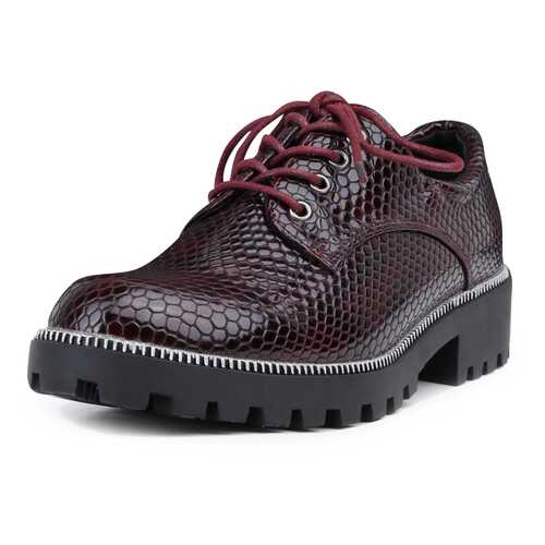 Полуботинки женские T.Taccardi K0410LC-2A бордовые 38 RU в Wildberries