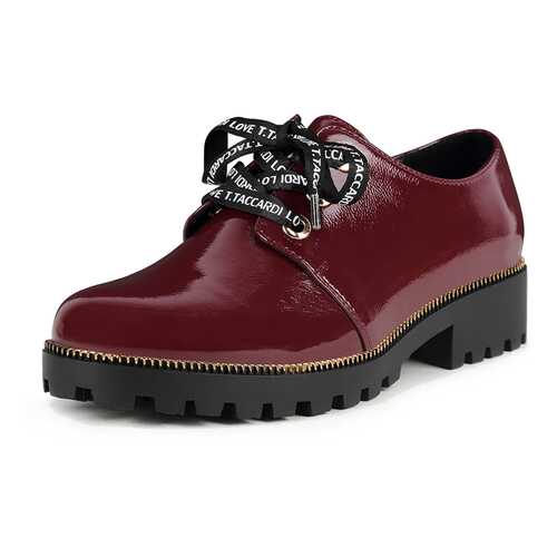 Полуботинки женские T.Taccardi K0706LC-1A бордовые 38 RU в Wildberries