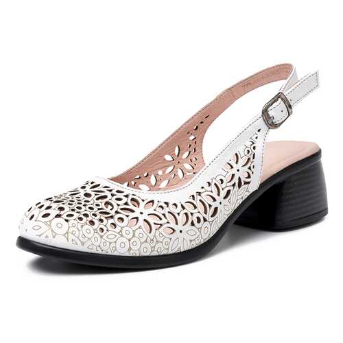 Туфли женские Pierre Cardin TR-MN-22-109 белые 38 RU в Wildberries
