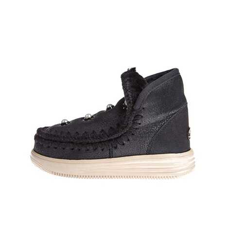 Угги Shepherd's Life Godiva With Pearles Cbkg черная кожа в Wildberries