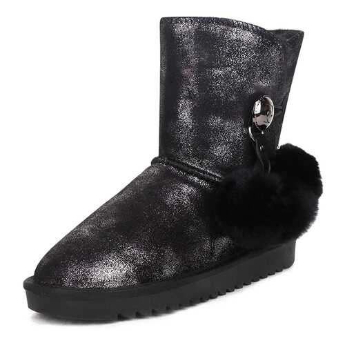 Угги женские Pierre Cardin 01607200 черные 39 RU в Wildberries