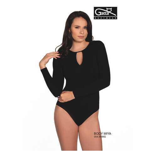 Боди женское Gatta черное L в Wildberries