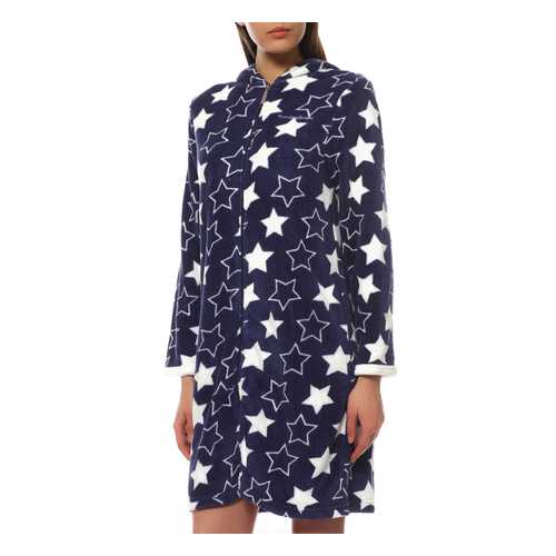Халат женский Buccia di Mela DCF10828X синий L в Wildberries
