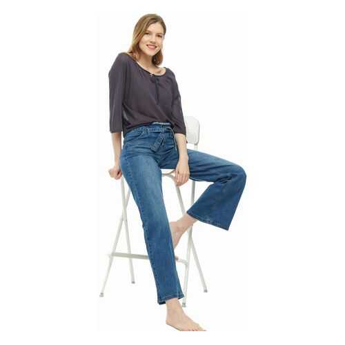 Джинсы женские KRAPIVA 30250 DARK BLUE синие 38 RU в Wildberries