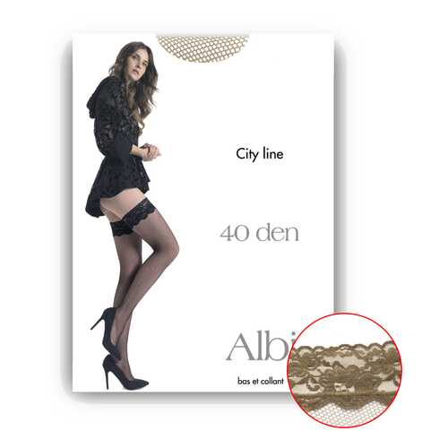 Чулки женские Pierre Cardin Cr ALBI0 телесные 4 в Wildberries