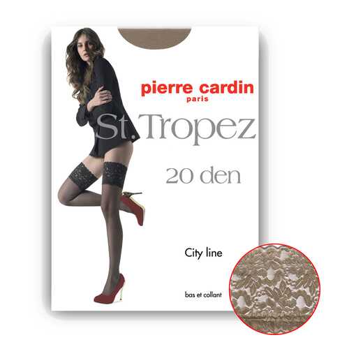 Чулки женские Pierre Cardin Cr ST. TROPEZ0 телесные 3 в Wildberries
