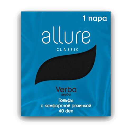 Капроновые гольфы женские ALLURE ALL VERBA 40 черные 23-25 в Wildberries