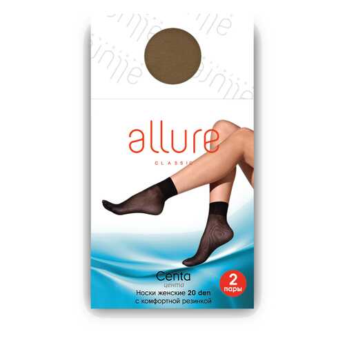 Капроновые носки женские ALLURE ALL CENTA 20 бежевые 23-25 в Wildberries