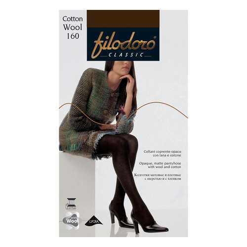 Колготки Filodoro Classic COTTON WOOL 100/Coffee/3 (M) в Wildberries