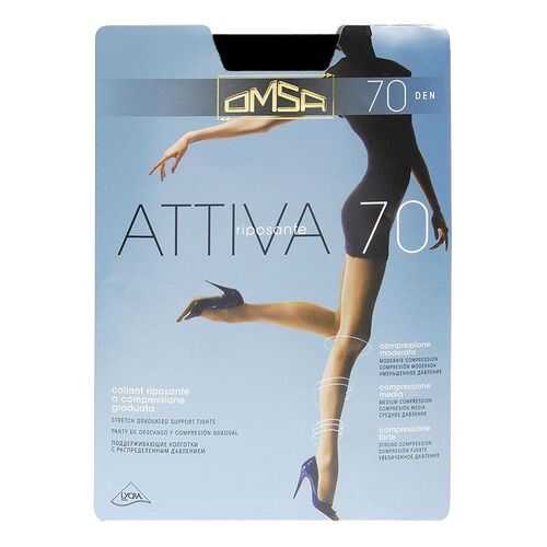 Колготки Omsa ATTIVA 70 / Nero (Черный) / 4 (L) в Wildberries