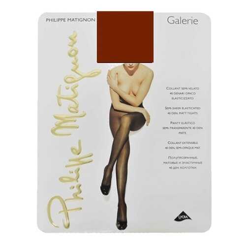 Колготки Philippe Matignon GALERIE 40 / Cognac (Коньяк) / 5 (XL) в Wildberries