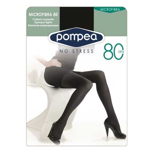 Колготки женские Pompea Microfibra 80 den черные 3 в Wildberries