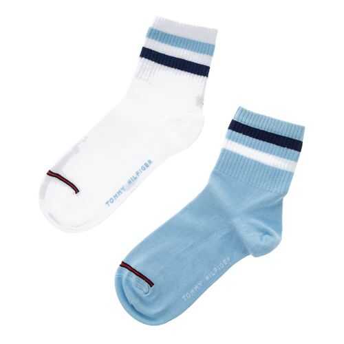 Набор носков женских Tommy Hilfiger 491006001 белых 39-42 US в Wildberries