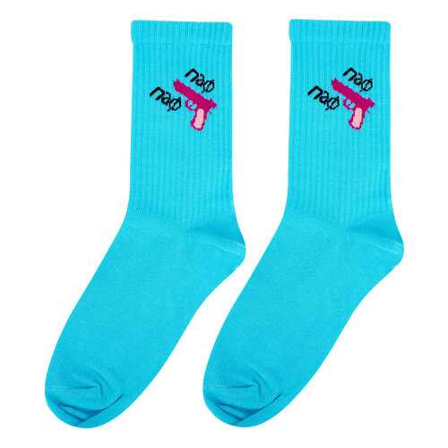 Носки женские Kawaii Factory Пистолеты голубые 35-39 в Wildberries