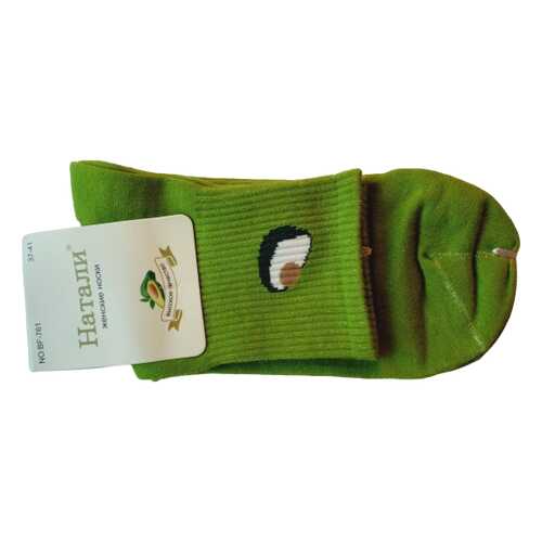 Носки женские Натали с авокадо зеленые 37-41 в Wildberries