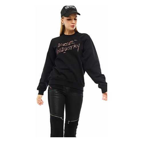 Свитшот женский DIESEL 00SEM2 0IAJH 900 черный XXS в Wildberries