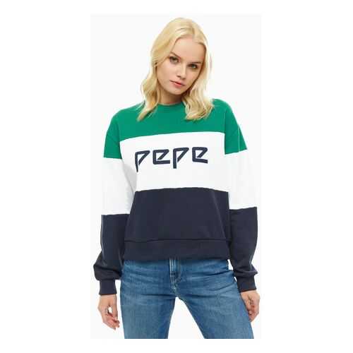 Свитшот женский Pepe Jeans PL580869.683 зеленый XS в Wildberries
