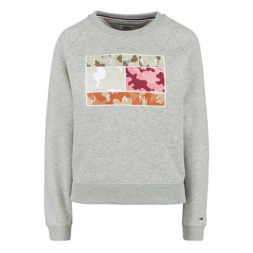 Свитшот женский Tommy Jeans DW0DW07975 P01 серый S в Wildberries