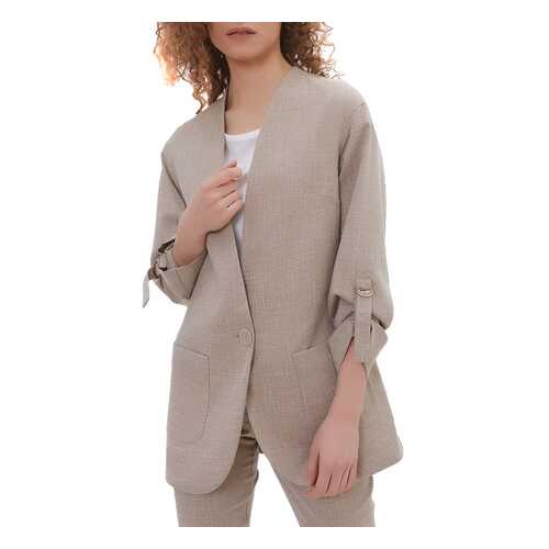 Жакет женский ARGENT VLJ2000303 бежевый 54 RU в Wildberries