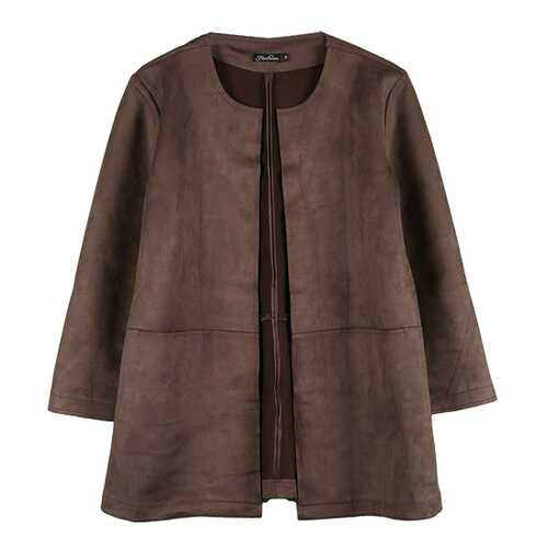 Жакет женский Fashion CD-1211-5N коричневый 56 EU в Wildberries