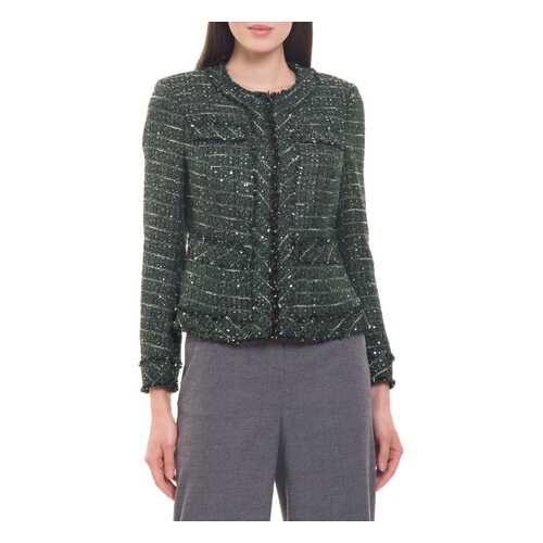 Жакет женский LUSIO AF18-120009 зеленый S в Wildberries