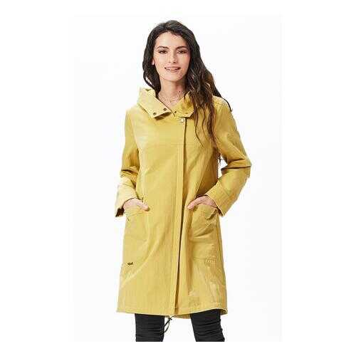 Дождевик женский D`imma fashion studio 2043 горчичный 52 EU в Wildberries