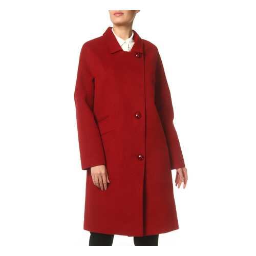Пальто женское Classic Fashion M35DK0045 красное 42 RU в Wildberries