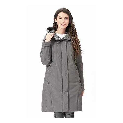 Пальто женское D`imma fashion studio 2045 серое 44 EU в Wildberries