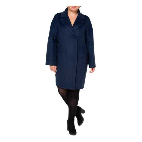 Пальто женское KR 7716 синее 58 RU в Wildberries