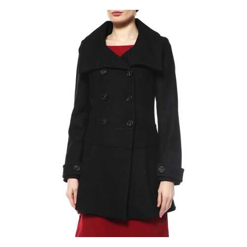 Пальто женское United Colors of Benetton 64961 черное 42 IT в Wildberries