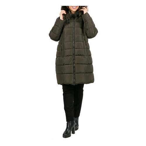 Пуховик женский H&D A3992 зеленый 50 IT в Wildberries