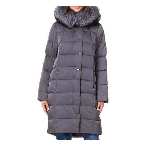 Пуховик женский WINTERRA 18-611 серый 48 RU в Wildberries