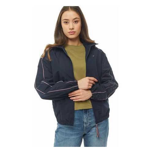 Ветровка женская Tommy Hilfiger WW0WW26561 DW5 синяя XS в Wildberries