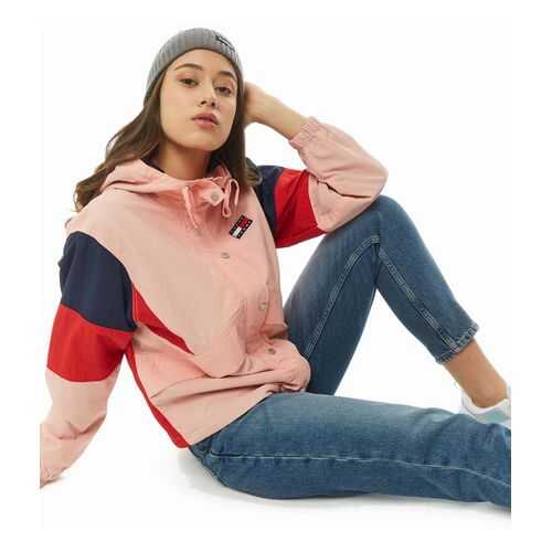 Ветровка женская Tommy Jeans DW0DW07576 TE6 розовая S в Wildberries