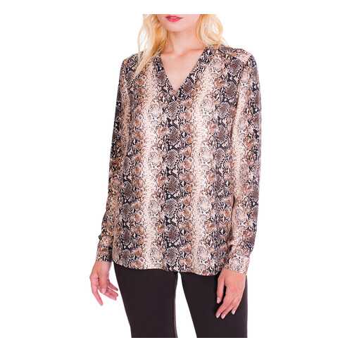 Блуза женская Argent VZR909629 коричневая 48 RU в Wildberries