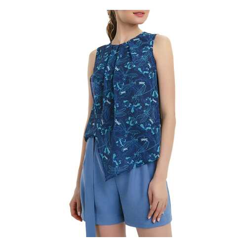 Блуза женская Audrey right 180812-1354-4 синяя XS в Wildberries