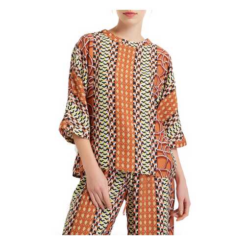 Блуза женская BGN S19B259 коричневая 36 FR в Wildberries