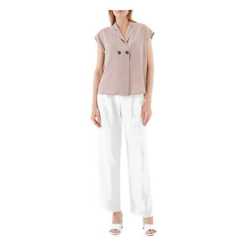 Блуза женская ZARINA 327101306 коричневая 46 в Wildberries